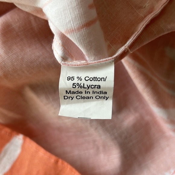 Sheridan French Embellished Ripley Blouse in Coral Ikaat Abstract Print - Picture 4 of 6